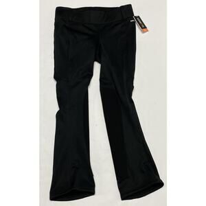 KERRITS Black Knee Patch Riding Tights XL Equestrian Stretch Pants NWT